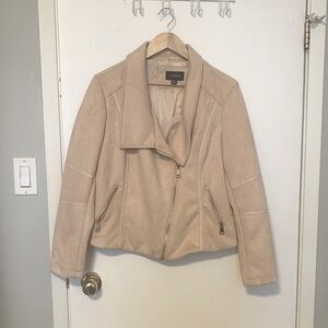 Faux Suede blush jacket